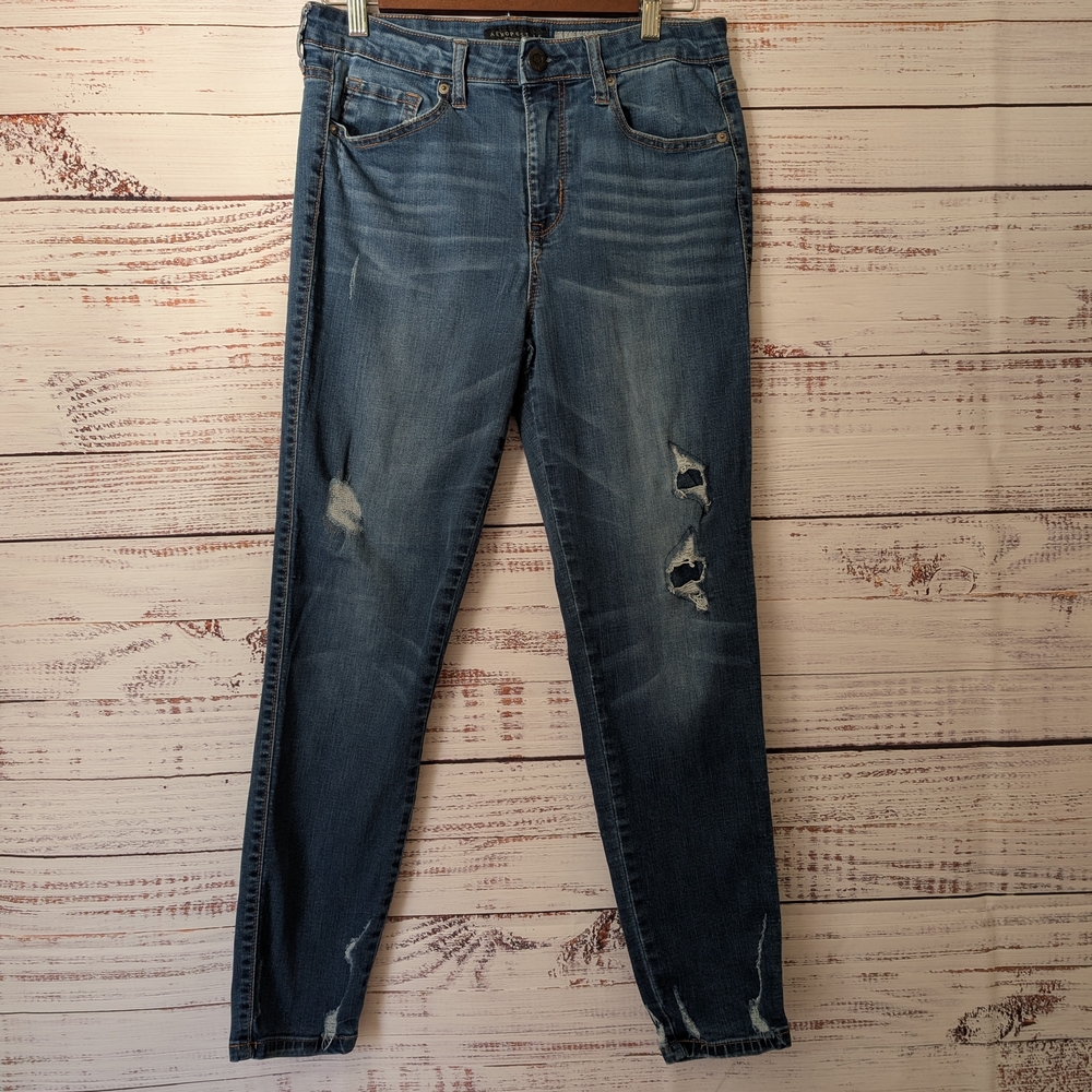 Distressed Blue Women's Jeans